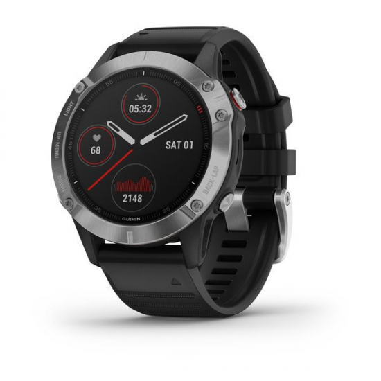 Smartwatch Garmin FENIX 6 silver W/BK 010-02158-00